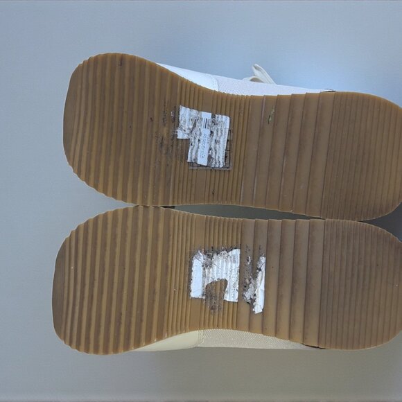 Michael Kors Georgie Trainers, White & Gold, Women's Size 7.5, Logo - Picture 6 of 7